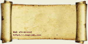 Anđela Obrenović vizit kartica